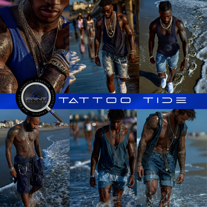 TATTOO TIDE-STOCK PHOTO (SET OF 6)